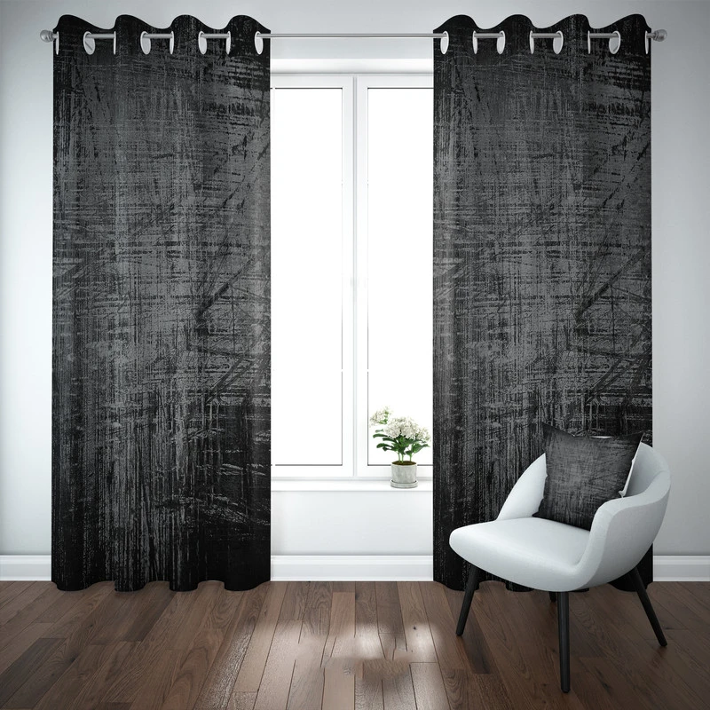 پرده مدل هازان پانچی کد m 2195 سایز 280x140 سانتی متر