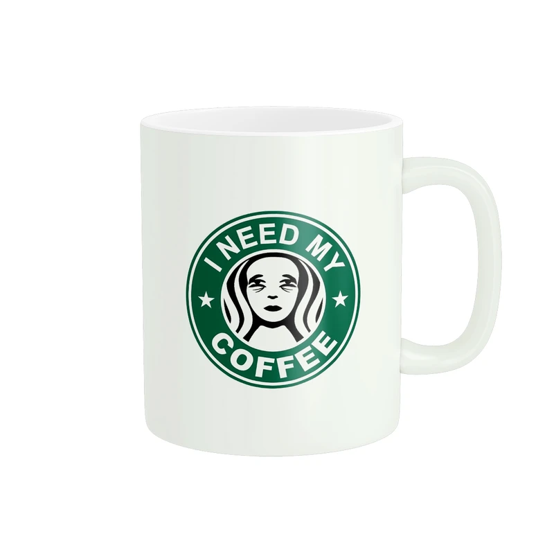 ماگ پاد آفرین مدل استارباکس طرح نیاز به قهوه کد 1626