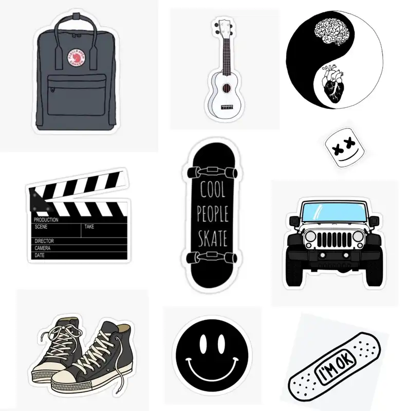 استیکر لپ تاپ کد 1127 مجموعه ده عددی