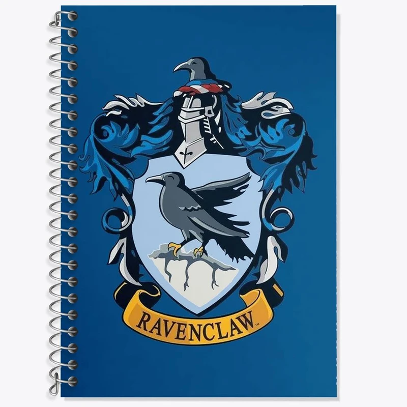 دفتر زبان 50 برگ خندالو مدل دو خط طرح ریونکلاو هری پاتر Harry Potter کد 19358