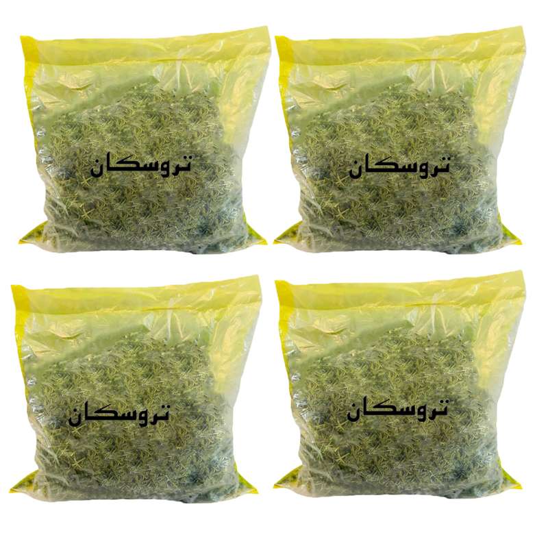 یونجه خشک خرگوش تروسکان مدل 01 وزن 1 کیلوگرم بسته 4 عددی