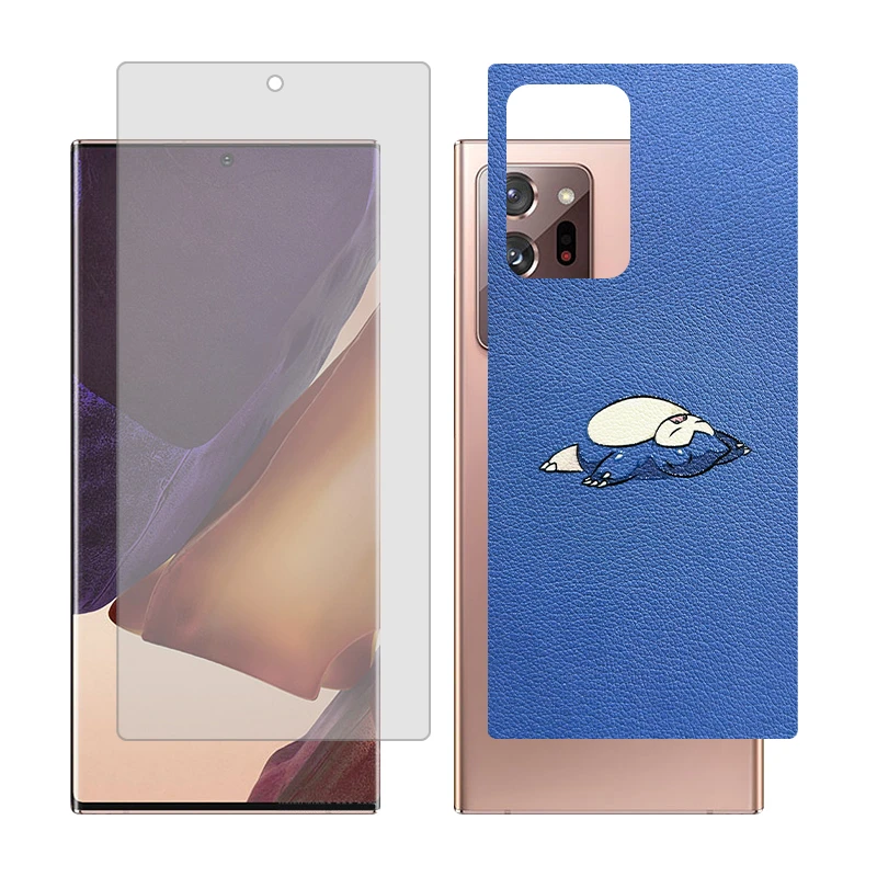 محافظ صفحه نمایش مات گلس مدل together مناسب برای گوشی موبایل سامسونگ Galaxy Note20 Ultra 5G  به همراه برچسب پوششی پشت گوشی