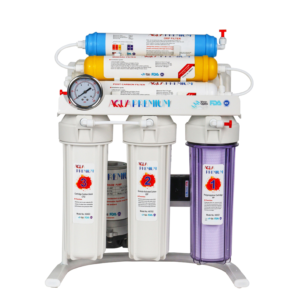 دستگاه تصفیه کننده آب آکواپرمیوم مدل A7ORP7-ML-TL4