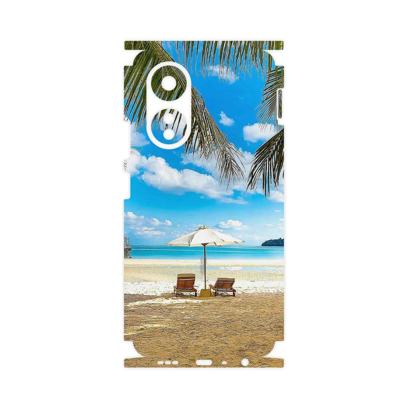 برچسب پوششی ماهوت مدل Beach-FullSkin مناسب برای گوشی موبایل اپو A58 4G