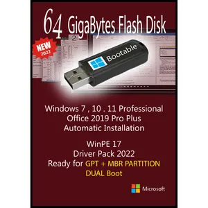 سیستم عامل  Windows 7 10 11 Pro + Office 2019 + Driver 2022  نشر مایکروسافت