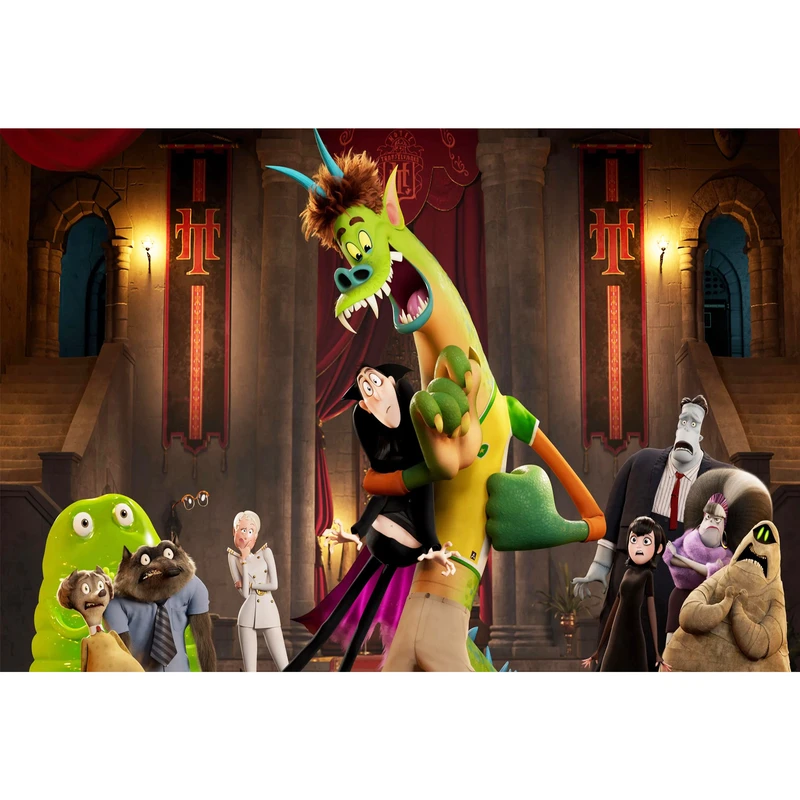 تابلو شاسی مدل کارتون هتل ترانسیلوانیا کد T6092