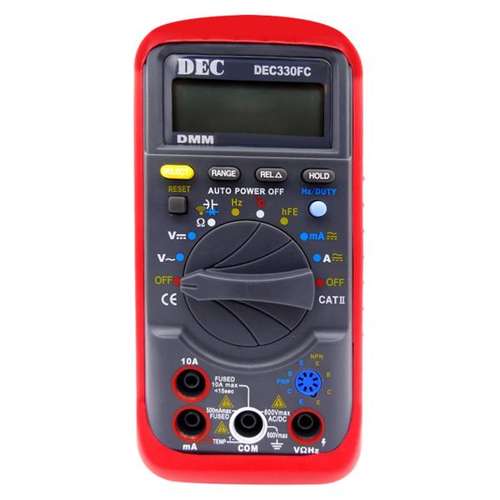 مولتی متر دیجیتال مدل DEC 330FC