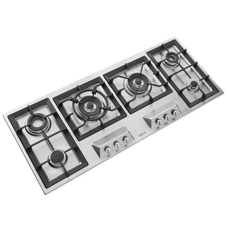 اجاق گاز صفحه‌ای شش شعله استیل البرز مدل S6121