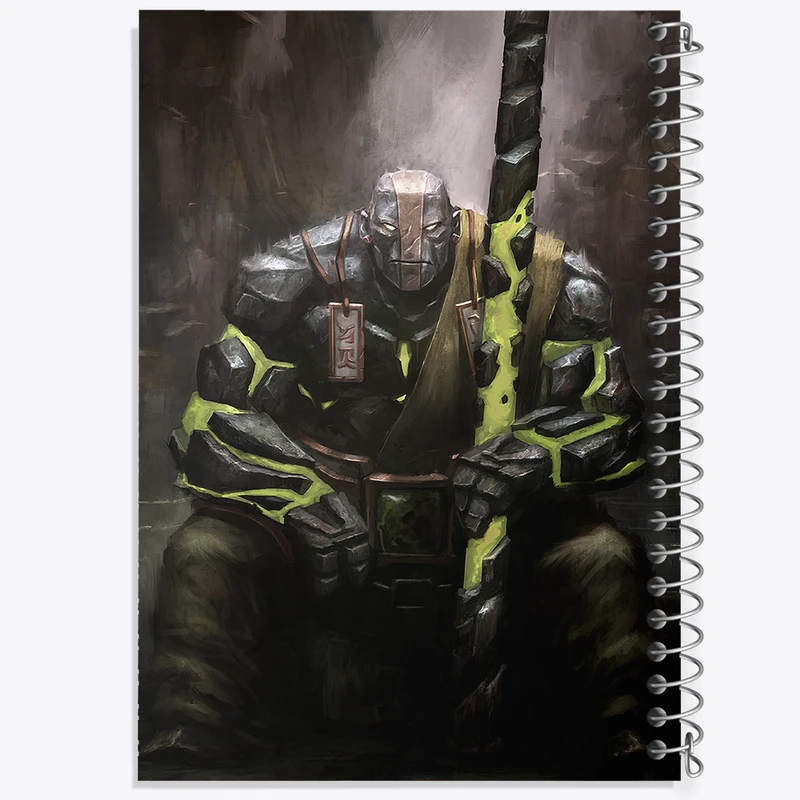 دفتر ژورنال نویسی 50 برگ خندالو مدل نقطه ای طرح بازی دوتا (Dota 2) کد 31452