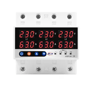 JIUJI JJTP1-63VAS 63A Three Phase Voltage and Current Protector