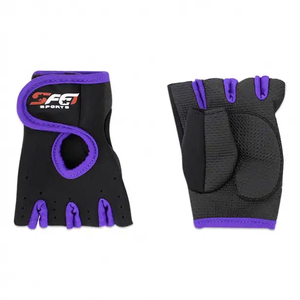 دستکش ورزشی شنفی مدل نیم پنجه کد SH-6858