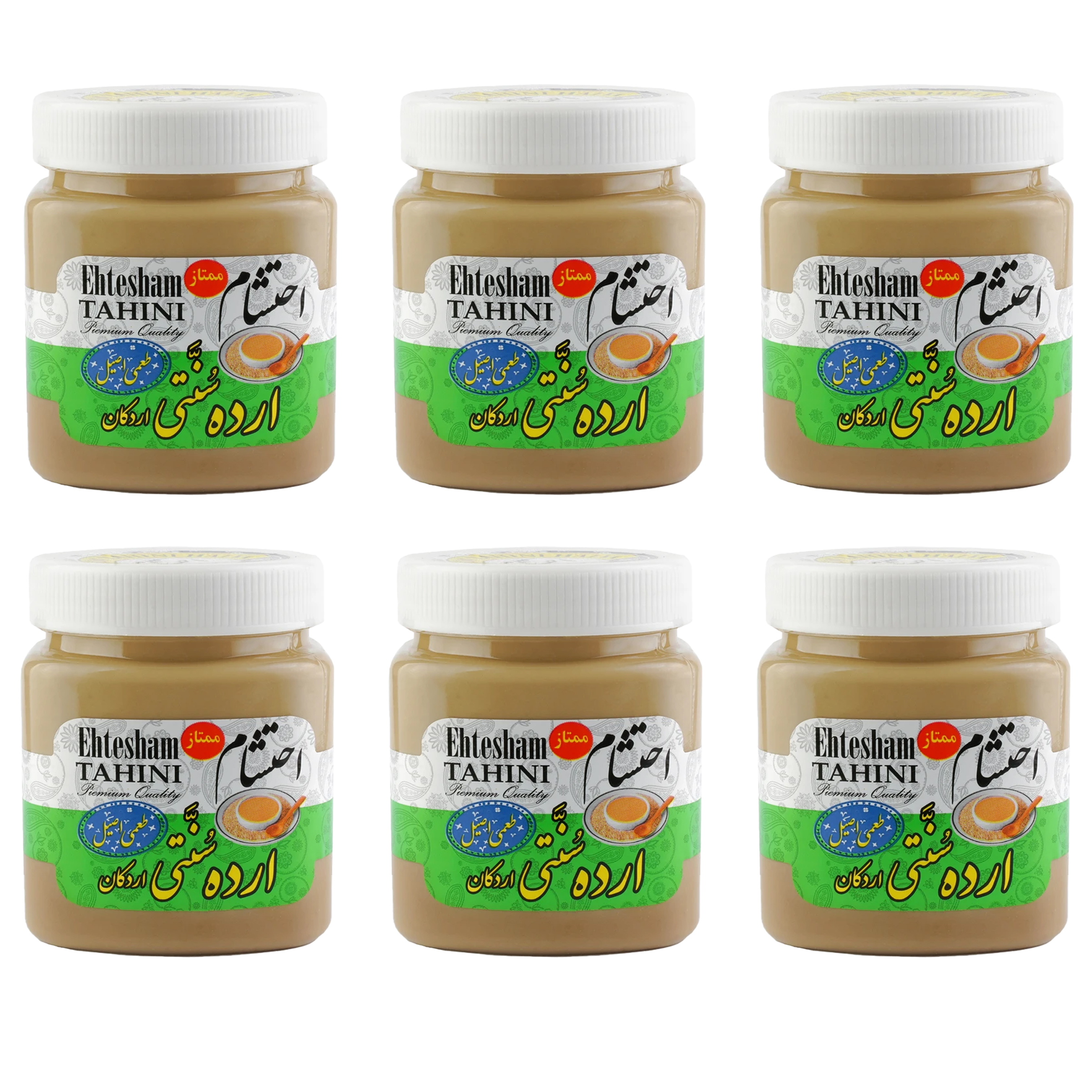 ارده سنتی احتشام - 400 گرم بسته 6 عددی