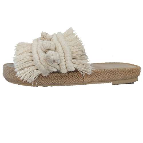 صندل زنانه مدل مکرومه تابستانی