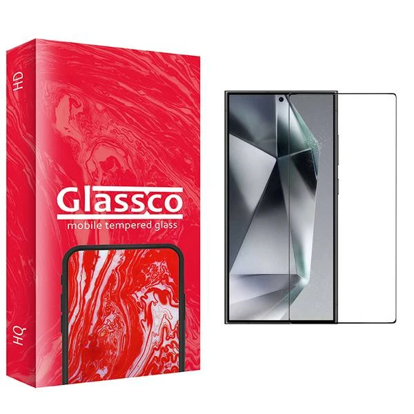 محافظ صفحه نمایش شیشه ای گلس کو مدل CGo1 FullGlue مناسب برای گوشی موبایل سامسونگ Galaxy S24 Ultra