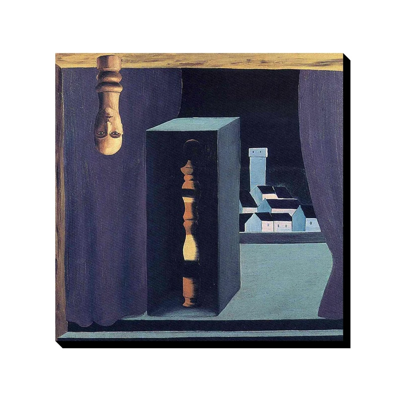 تابلو ترمه طراحان ایده طرح مرد مشهور از ماگریت کد art0361