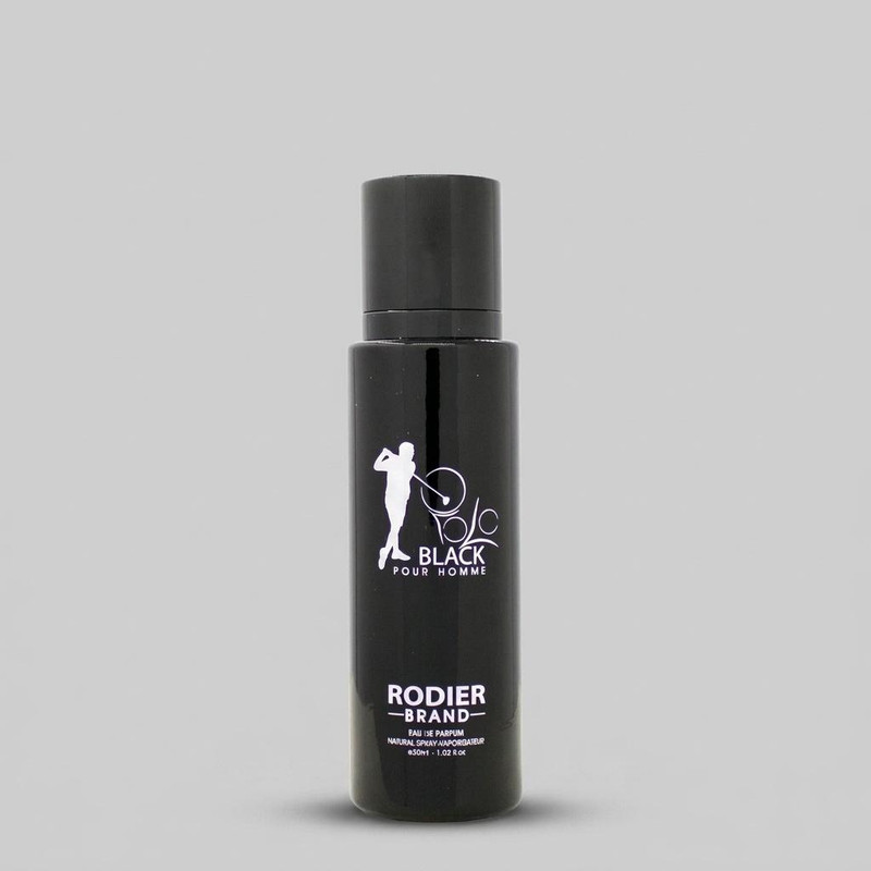 عطر جیبی مردانه رودیر مدل Polo Black حجم 30 میلی لیتر
