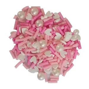 فیمو مدل قلب و مروارید بسته 250 عددی