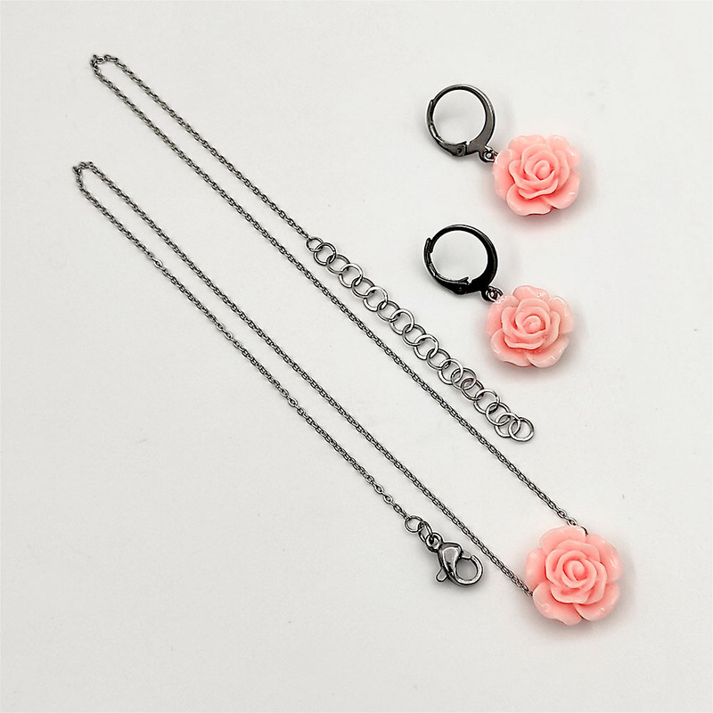 نیم ست زنانه مدل استیل طرح رز کد H021 نیم ست زنانه مدل استیل طرح رز کد H021