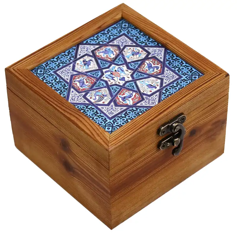 جعبه هدیه چوبی مدل ترمو A38