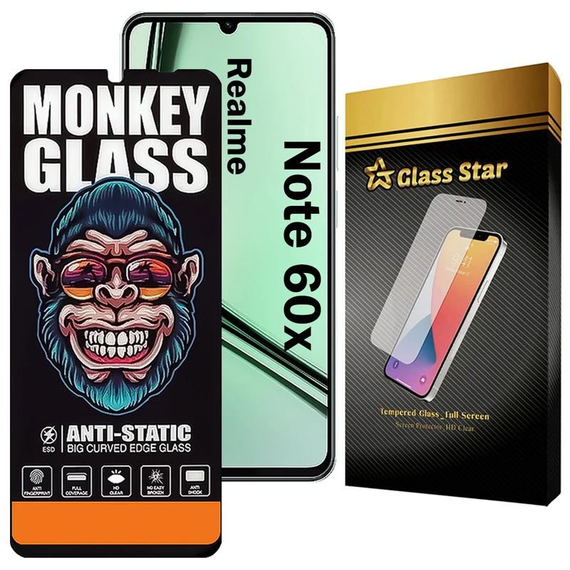 محافظ صفحه نمایش گلس استار مدل MONG مناسب برای گوشی موبایل ریلمی Note 60x