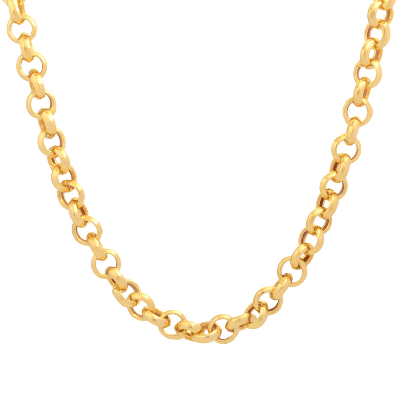 گردنبند طلا 18 عیار زنانه طلای مستجابی مدل رولو T1433 K کد 201564