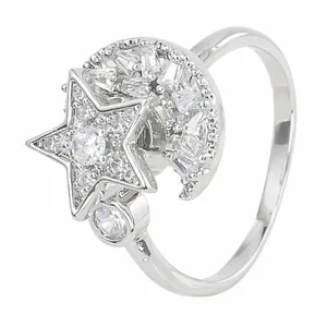 انگشتر زنانه زودیکا مدل اسپینری کد AAE862