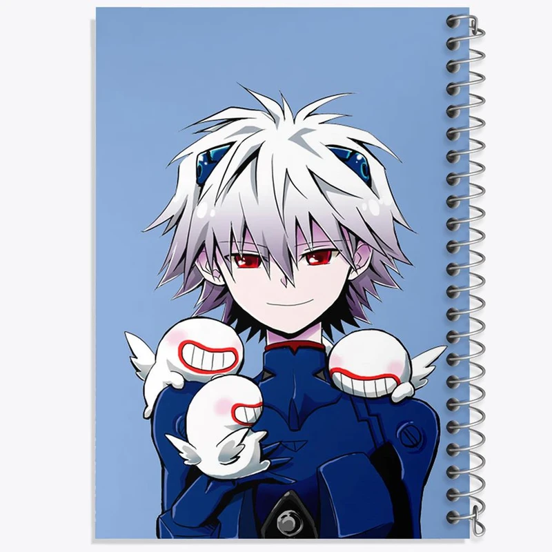 دفتر مشق 100 برگ خندالو طرح کاورو ناگیسا انیمه اونگلیون کد 13814