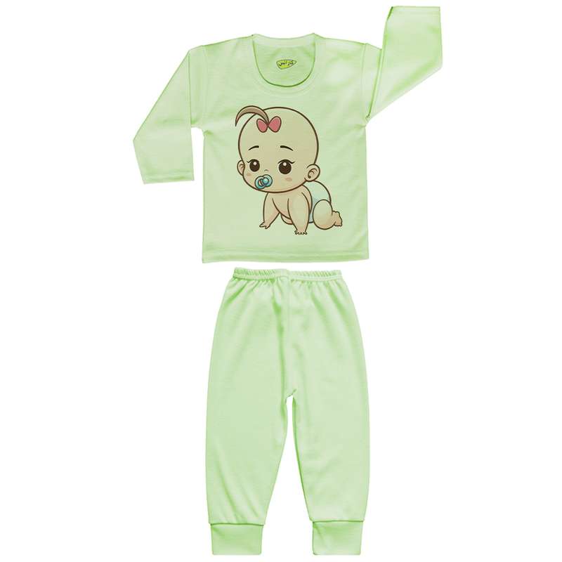 ست تی شرت و شلوار نوزادی کارانس مدل SBSG-3016