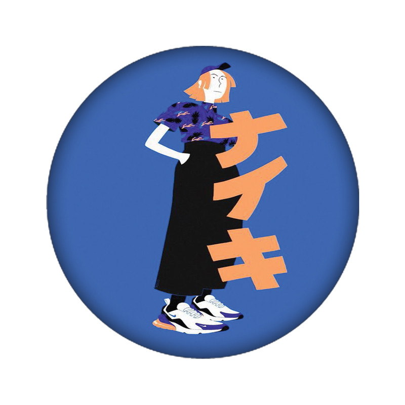 استیکر تزئینی موبایل مدل ژاپنی کد 3796