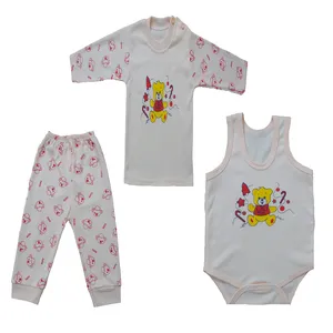 ست 3 تکه لباس نوزادی مدل 333