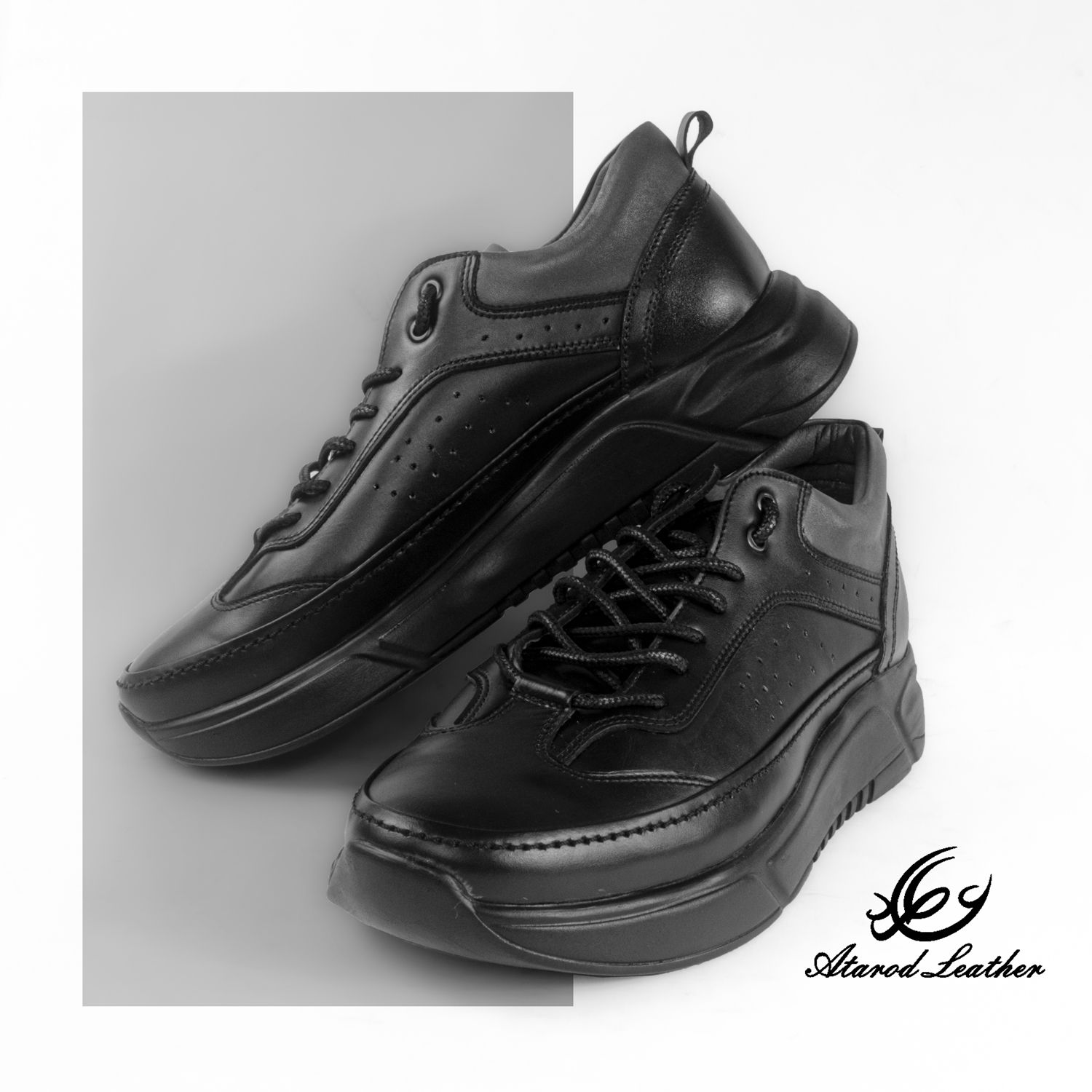 کفش روزمره مردانه چرم عطارد مدل چرم طبیعی کد SH29 - - 8