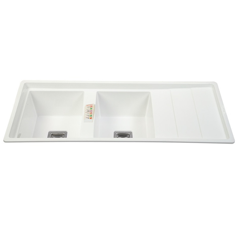 سینک ظرفشویی گرانیت توکار دو لگنه مدل 120SD سینک ظرفشویی گرانیت توکار دو لگنه مدل 120SD