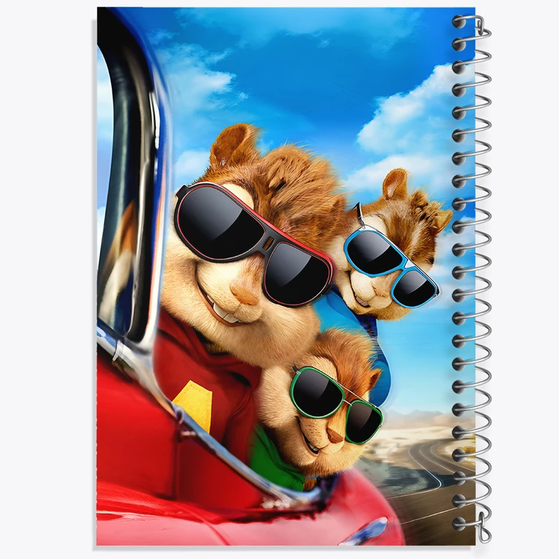 دفتر لیست خرید 50 برگ خندالو طرح آلوین و سنجاب ها کد F8322