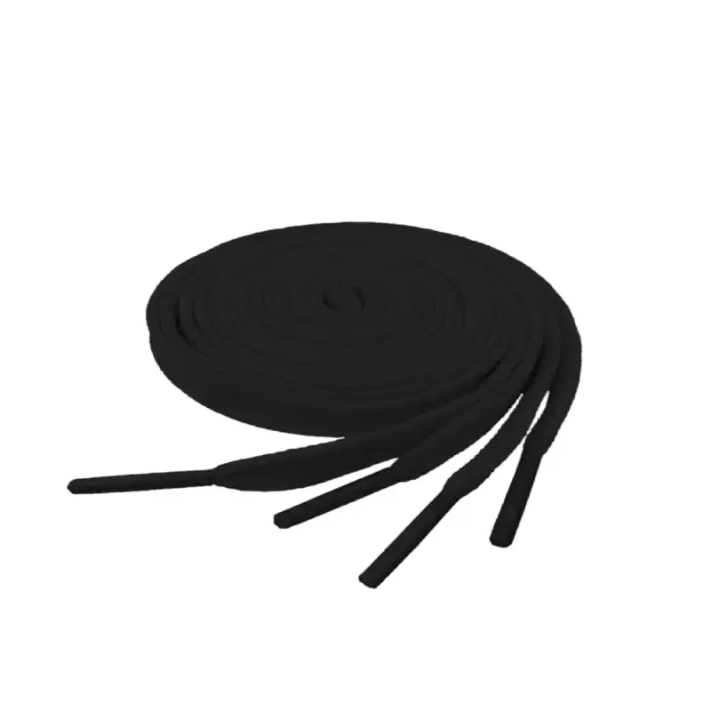 بند کفش مدل T100 کد 12 رنگ مشکی بسته 2 عددی