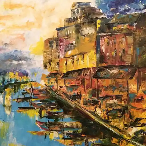 تابلوی نقاشی رنگ روغن کد N03