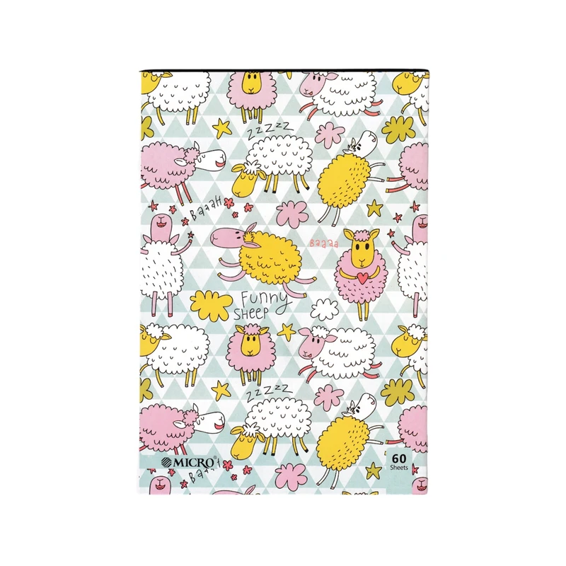 دفتر مشق 60 برگ میکرو طرح گوسفند