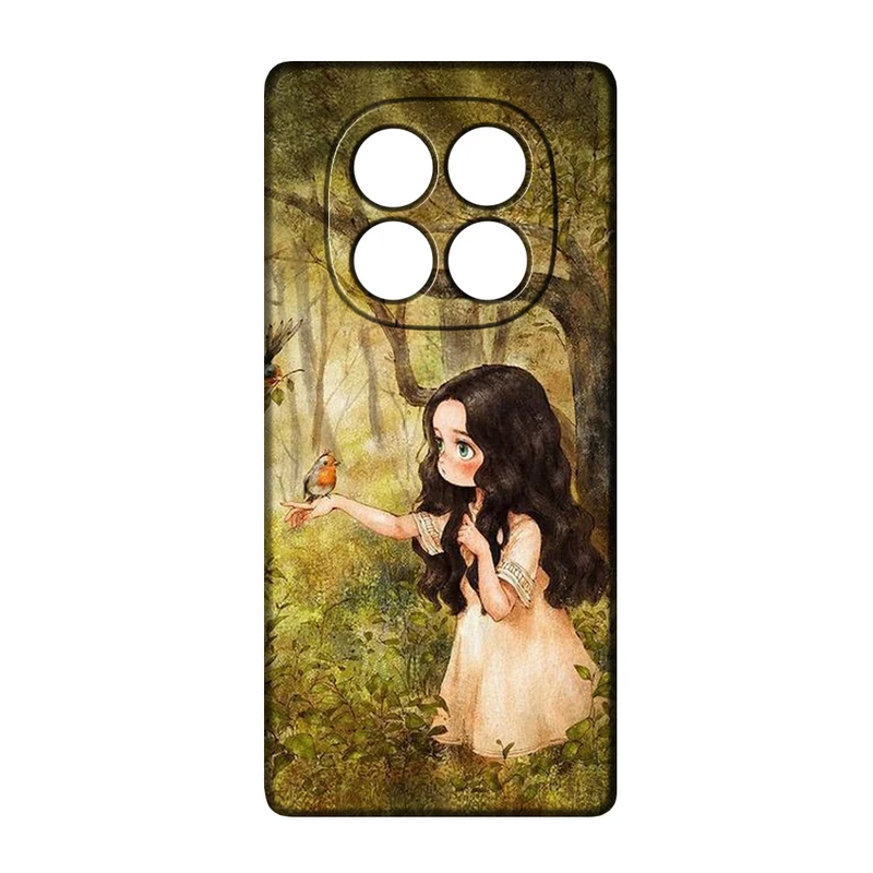 کاور طرح دخترانه کد 231 مناسب برای گوشی موبایل شیائومی Redmi Note 14 Pro 5G