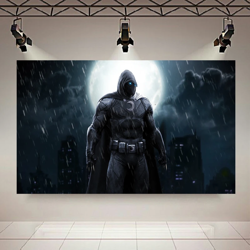 تابلو بوم طرح سریال مدل MOON KNIGHT کد AR2586