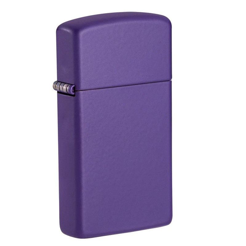 فندک بنزینی زیپو مدل SLIM PURPLE MATTE کد 1637