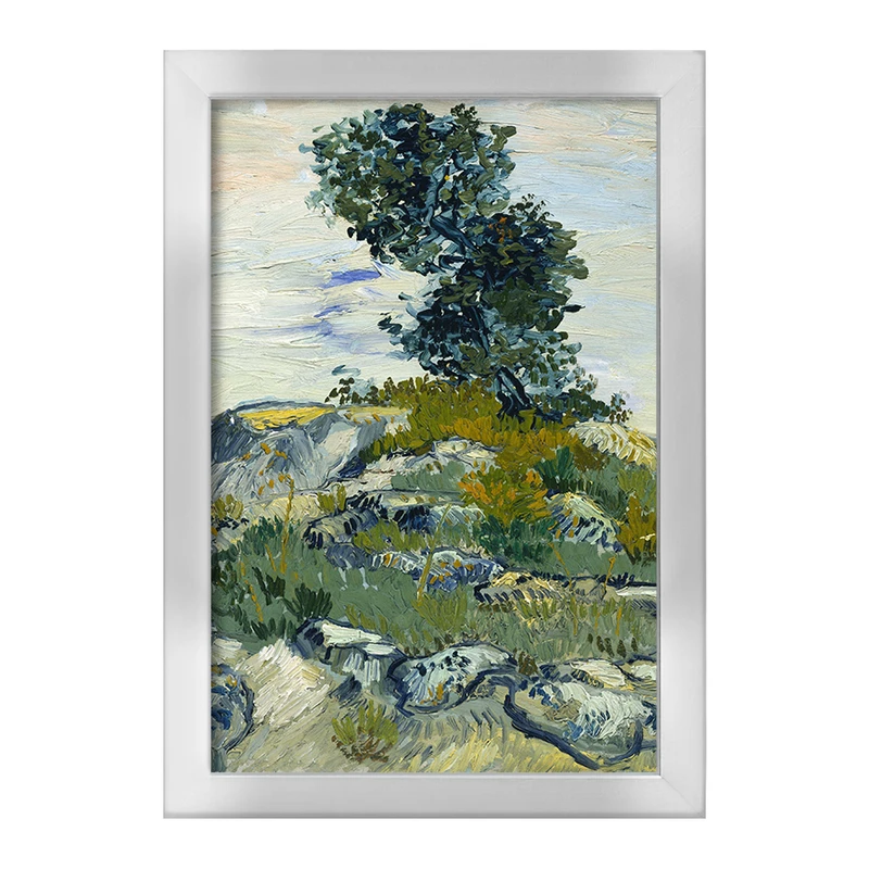تابلو خندالو طرح صخره ها ونسان ونگوگ (Van Gogh) کد 36805