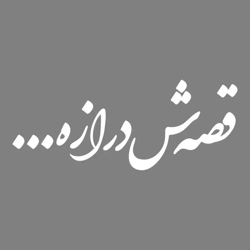 برچسب بدنه خودرو طرح قصهش درازه... کد MT-W430