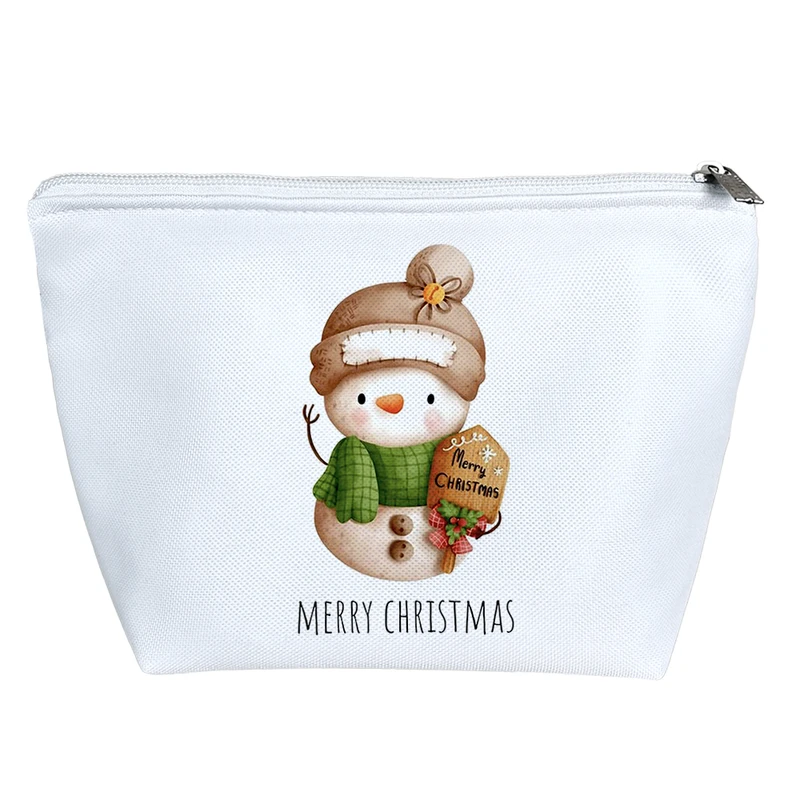 کیف لوازم آرایش دخترانه خندالو مدل آدم برفی کد H488