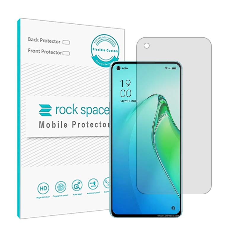محافظ صفحه نمایش شفاف راک اسپیس مدل HyGEL مناسب برای گوشی موبایل اوپو Reno8 pro