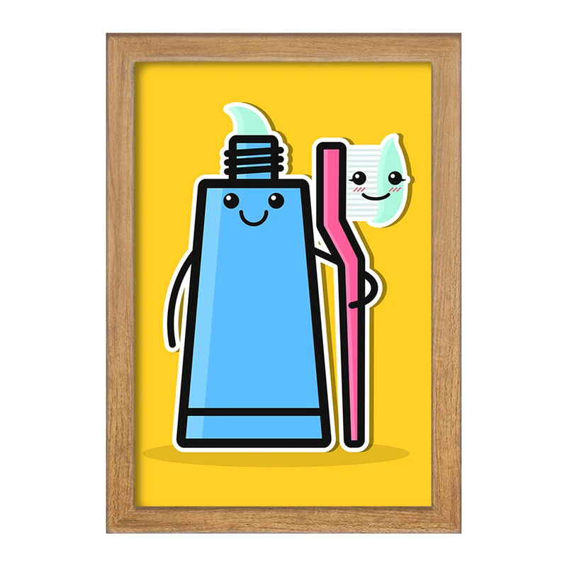 تابلو خندالو مدل دندان و دندانپزشکی کودکانه کد 27759