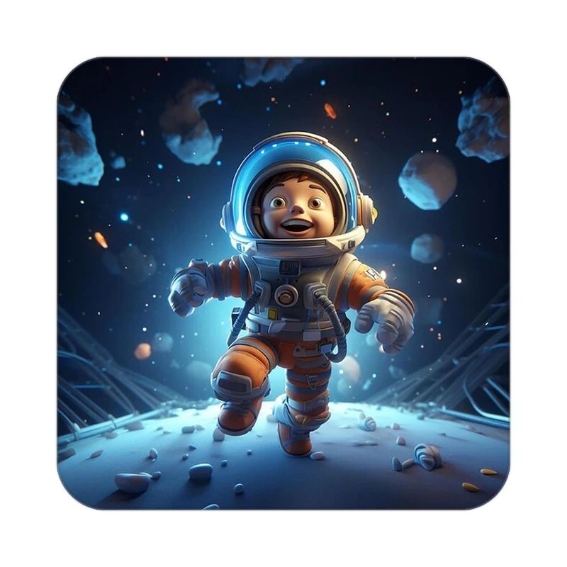 زیر لیوانی کاکتی طرح فضانورد مدل mp45929