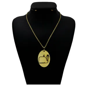 گردنبند نقره زنانه  مدل دلی جم طرح نهنگ کد D 348