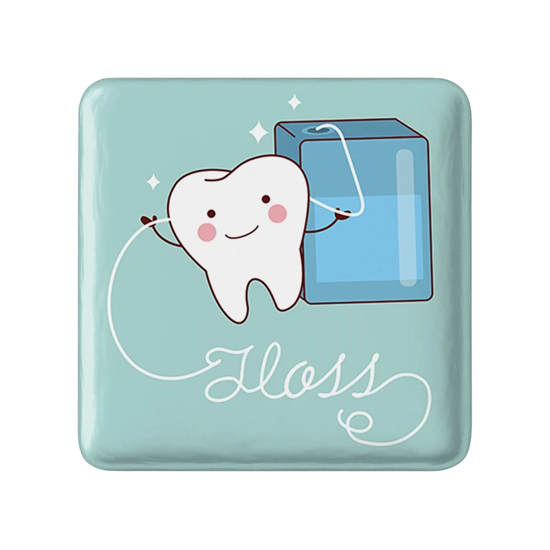 پیکسل خندالو طرح دندان و دندان پزشکی کودکانه مدل مربعی کد 36770