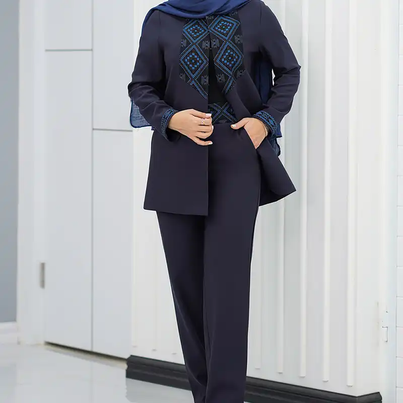 مانتو و شلوار زنانه السانا مدل آیتا کد 174604