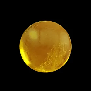 سنگ زینتی سیترین مدل نگین گرد کد RTX-CT01-W1