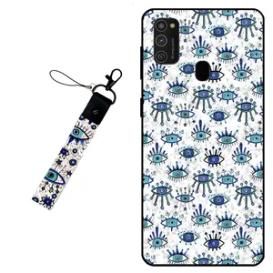 Megafone Devil eye 6464 Cover for Samsung Galaxy M21 2021 With Wrist strap